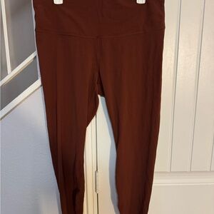 Nike Yoga Dri-FIT Leggings in Rust Women’s 1X